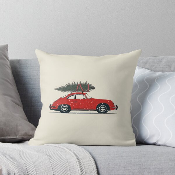 Item preview, Vintage Porsche 356 Christmas Tree essential illustration designed and sold by blackdogshop.