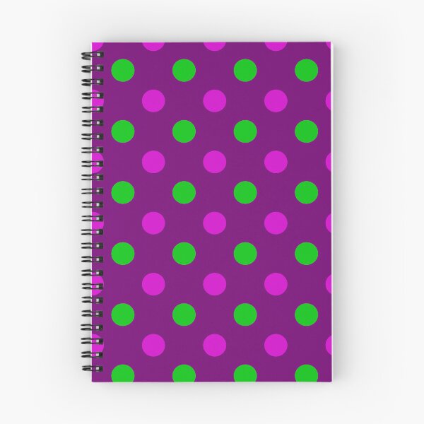 Item preview, Purple Green Polka Dots On Purple Background Design  designed and sold by PatternTitan.