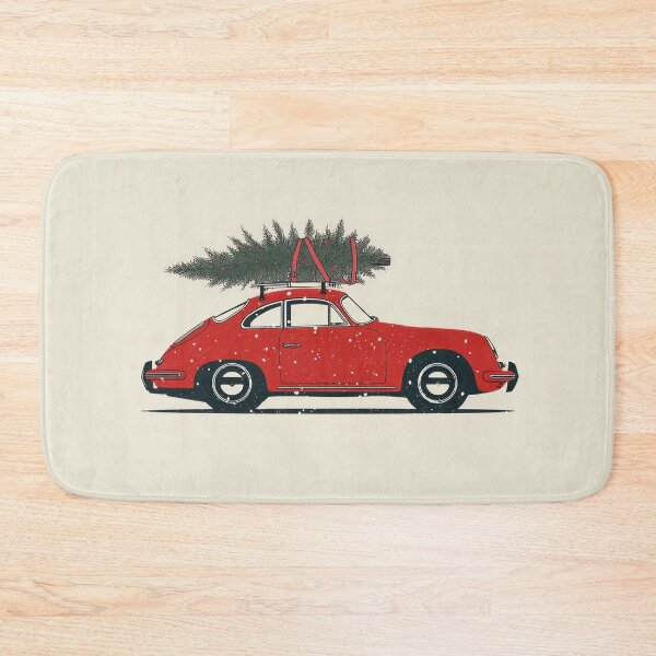 Item preview, Vintage Porsche 356 Christmas Tree essential illustration designed and sold by blackdogshop.