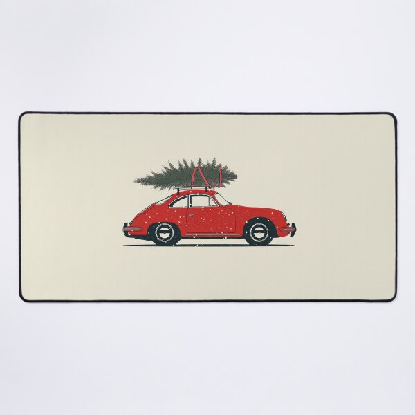 Item preview, Vintage Porsche 356 Christmas Tree essential illustration designed and sold by blackdogshop.
