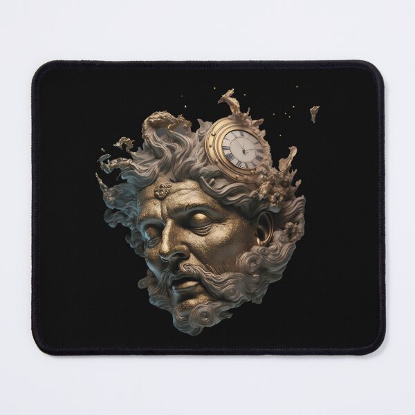 Item preview, The Clockmaker of Time – Mythological Surreal Portrait designed and sold by Lingueree.