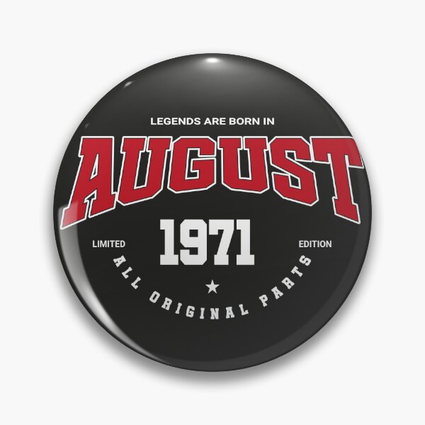Item preview, August legends 1971 designed and sold by HB Shirts.