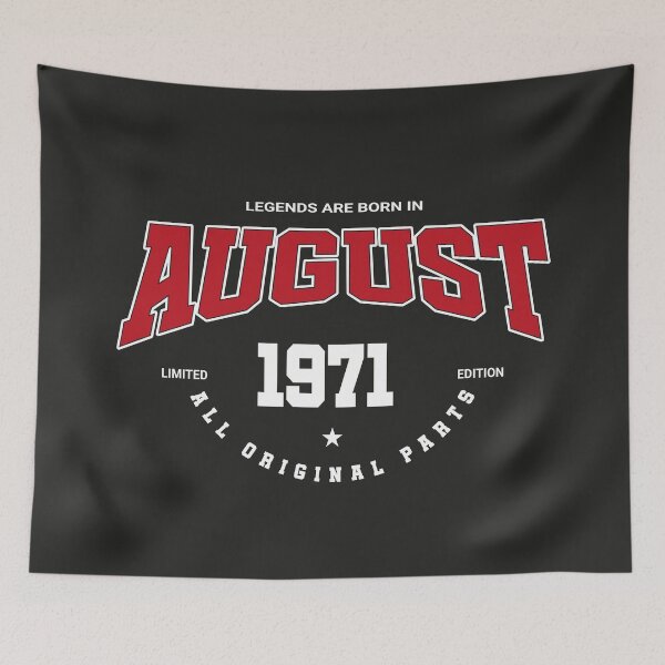 Item preview, August legends 1971 designed and sold by HB Shirts.