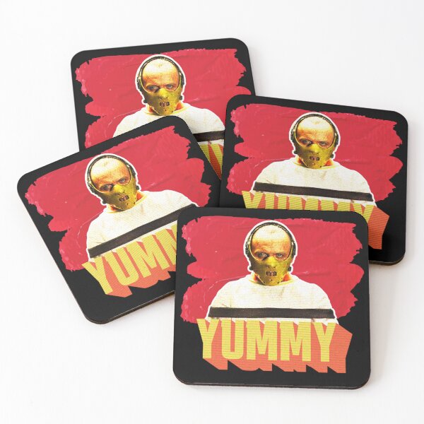 Item preview, YUMMY Hannibal Lecter Art | Silence of the Lambs Horror Humor designed and sold by Thorn & Ember.