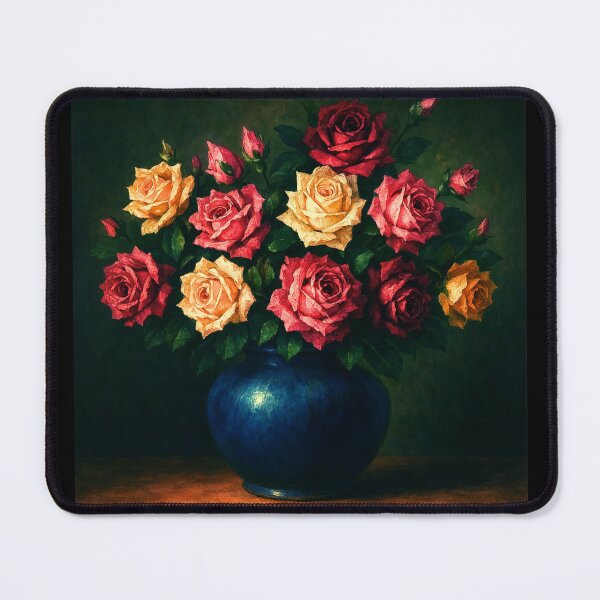 Item preview, Rose bouquet in a ceramic vase designed and sold by MaPerle.