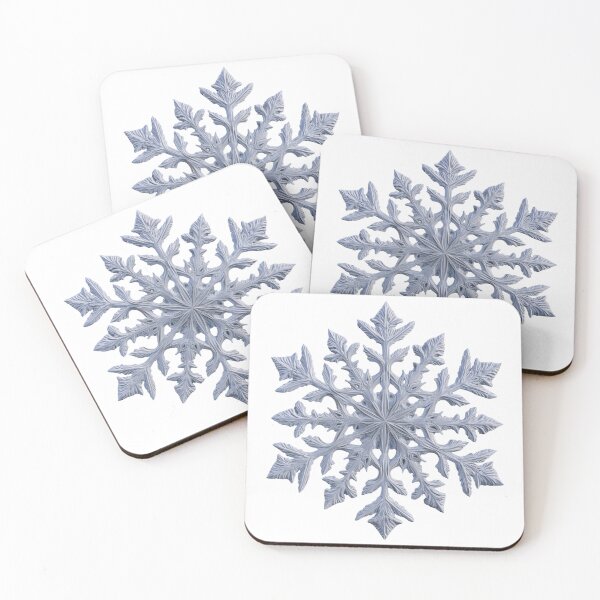 Item preview, Elegant 3D Snowflake – Winter Crystal Design designed and sold by DuncanMaxStar .