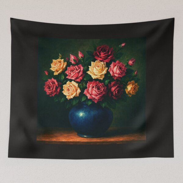 Item preview, Rose bouquet in a ceramic vase designed and sold by MaPerle.