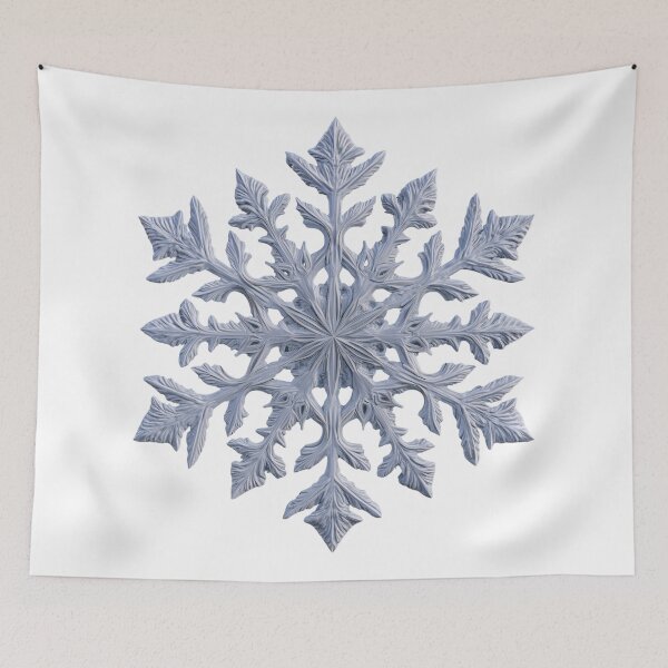 Item preview, Elegant 3D Snowflake – Winter Crystal Design designed and sold by DuncanMaxStar .
