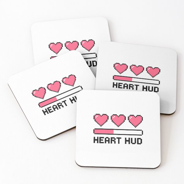 Item preview, Coquette Pixel Heart HUD Retro Gaming designed and sold by Trend Drops Mad.