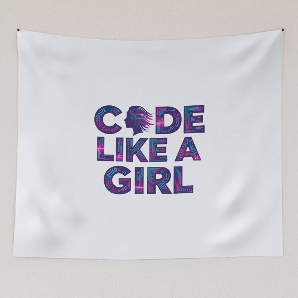 Item preview, Code Like A Girl designed and sold by musthavewords.
