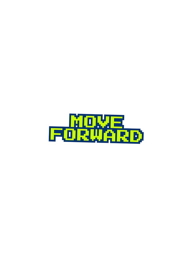 Thumbnail 4 of 4, iPhone Case, Move Forward Pixel Message designed and sold by ReykorShayden.
