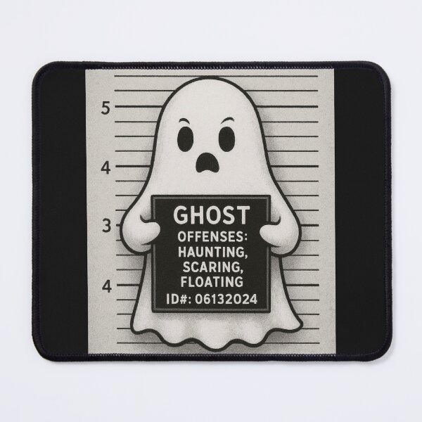 Item preview, Ghost Mugshot designed and sold by DeadThingsShop.
