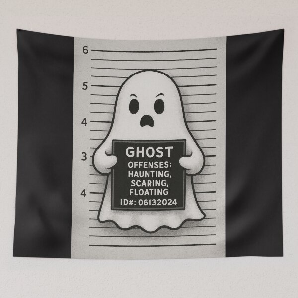 Item preview, Ghost Mugshot designed and sold by DeadThingsShop.