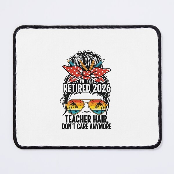 Item preview, Retired 2026 Teacher Hair Don’t Care Anymore Shirt, Funny Retirement Gift for Teachers 2026 designed and sold by Clothesbest.