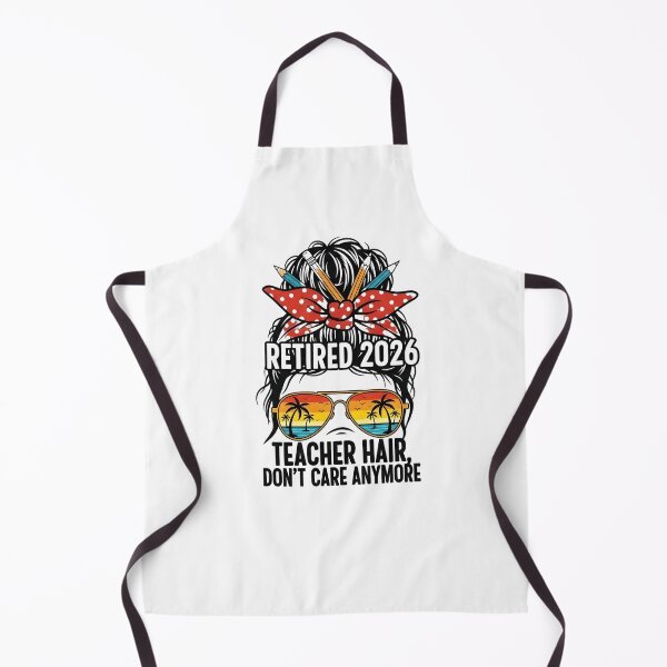 Item preview, Retired 2026 Teacher Hair Don’t Care Anymore Shirt, Funny Retirement Gift for Teachers 2026 designed and sold by Clothesbest.