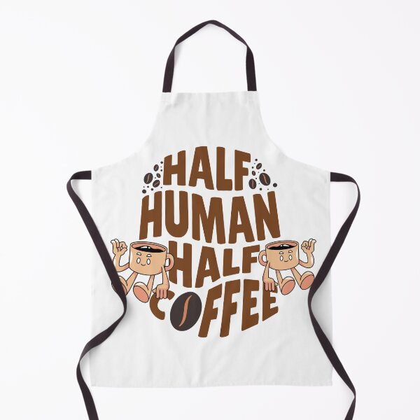 Item preview, Half Human Half Coffee Funny T-Shirt I Need Coffee Caffeine Lover Morning Routine Gift designed and sold by ZuToMi.