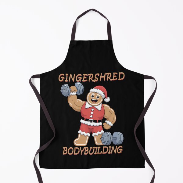 Item preview, Gingershred Bodybuilding Funny Christmas Gym Workout designed and sold by ZuToMi.