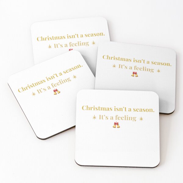 Item preview, Christmas Isn’t a Season, It’s a Feeling – Festive Christmas Quote Design designed and sold by RICHKIDSSTUDIO.
