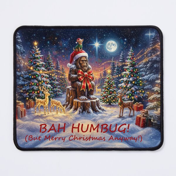 Item preview, Sasquatch Bigfoot Bah Humbug Merry Christmas!  designed and sold by JHonaker.