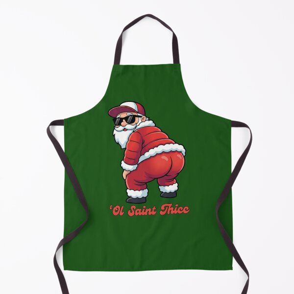 Item preview, Ol Saint Thicc – Funny Twerking Santa Christmas Illustration designed and sold by SimplyJasper.