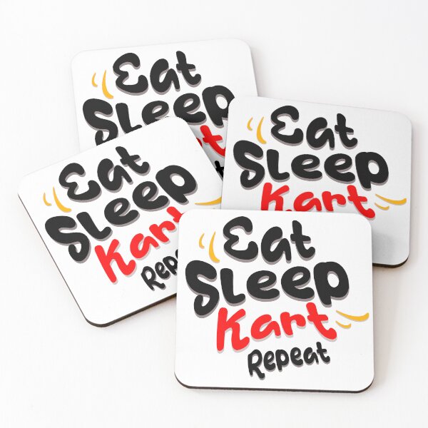 Item preview, Eat sleep kart repeat Racing Driver Gokart T-Shirt Gift designed and sold by ZuToMi.