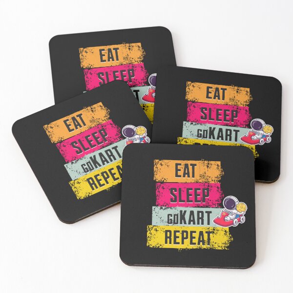 Item preview, Eat sleep kart repeat Go-Kart Racing designed and sold by ZuToMi.