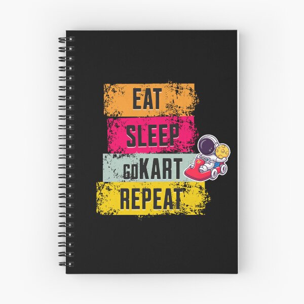 Item preview, Eat sleep kart repeat Go-Kart Racing designed and sold by ZuToMi.