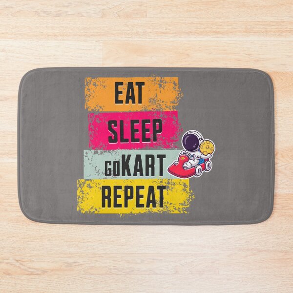 Item preview, Eat sleep kart repeat Go-Kart Racing designed and sold by ZuToMi.