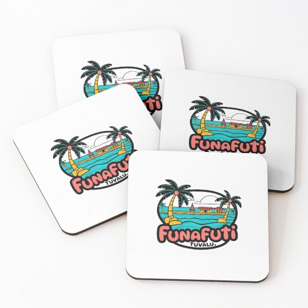 Item preview, Funafuti Tuvalu | Tropical Lagoon Travel Sticker designed and sold by KiValuate.
