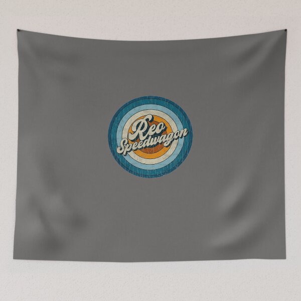 Item preview, REO-SPEEDWAGON---RETRO-CIRCLE-VINTAGE-T-SHIRT--- designed and sold by AntoniaRichter.