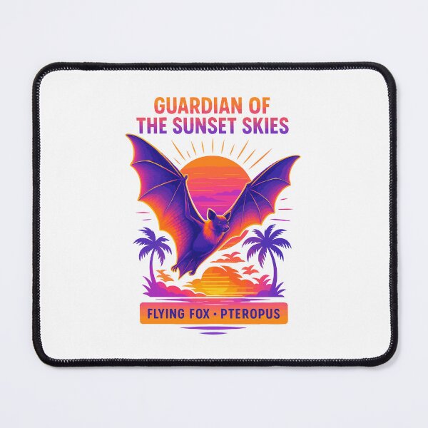 Item preview, Flying Fox – Sunset Guardian designed and sold by WildlifeInc.