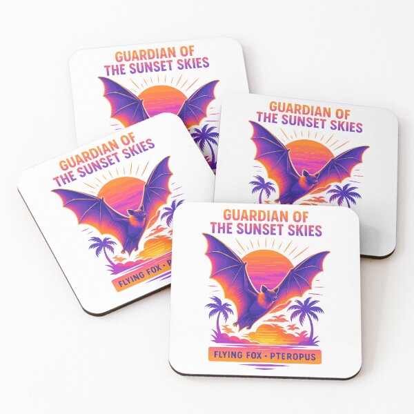 Item preview, Flying Fox – Sunset Guardian designed and sold by WildlifeInc.