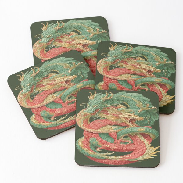 Item preview, "Eternal Dance of the Twin Dragons" designed and sold by NewSeeN_SoftWare&ImageRy.