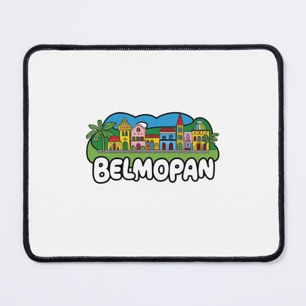 Item preview, Belmopan Belize | Capital City Travel Illustration Sticker designed and sold by KiValuate.