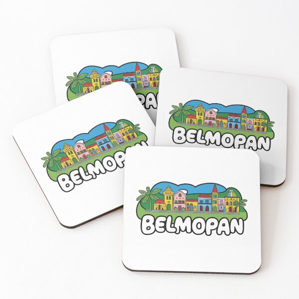 Item preview, Belmopan Belize | Capital City Travel Illustration Sticker designed and sold by KiValuate.