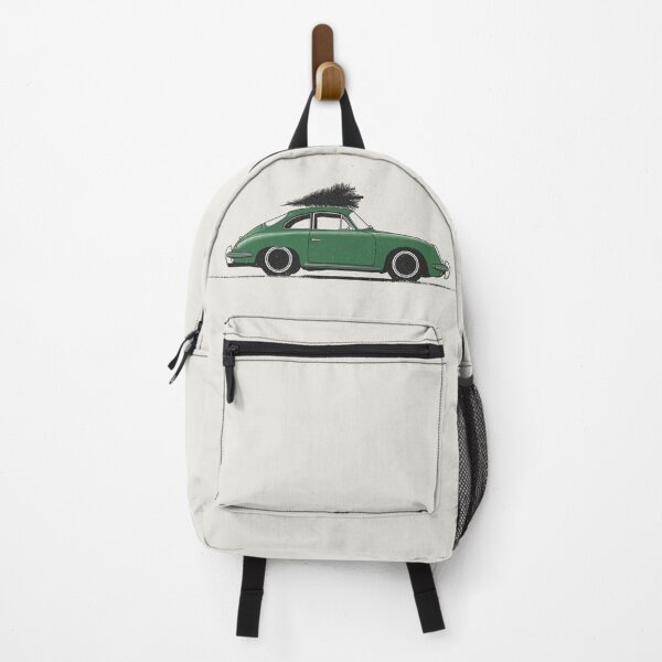 Item preview, Vintage Green Porsche 356 Christmas Tree essential illustration designed and sold by blackdogshop.