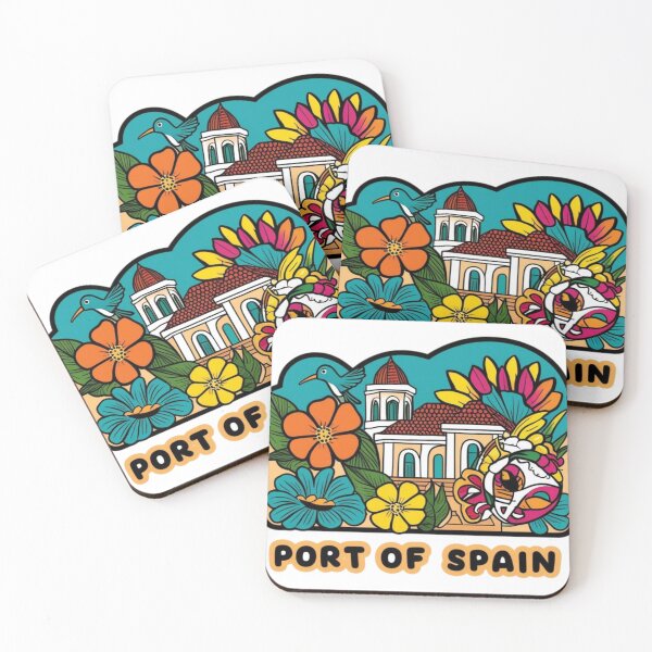 Item preview, Port of Spain Trinidad & Tobago | Caribbean City Travel Sticker designed and sold by KiValuate.