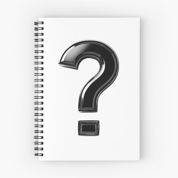 Item preview, Black Glossy Question Mark – Minimalist Symbol Art designed and sold by DuncanMaxStar .