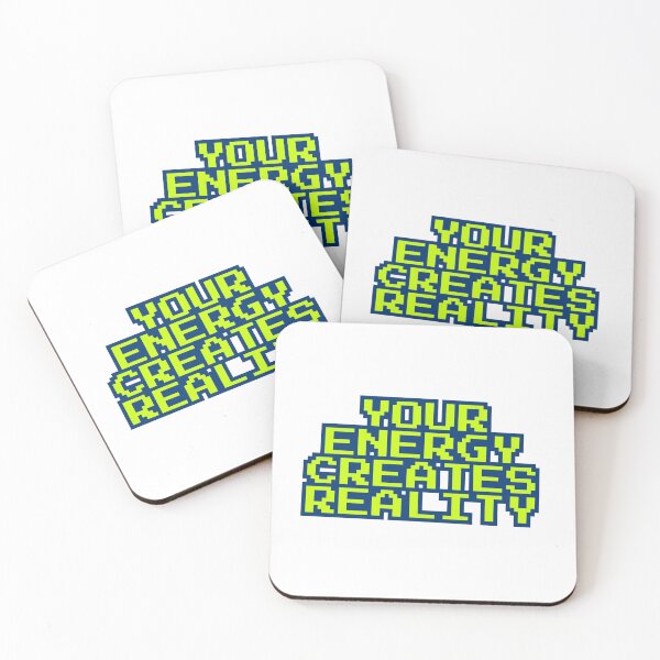 Item preview, Your Energy Creates Reality Pixel Quote designed and sold by ReykorShop.