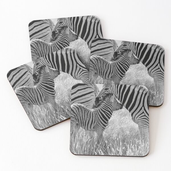 Item preview, Zebra Foal Embrace In A Field Of Stripes designed and sold by DavideAntoniani.