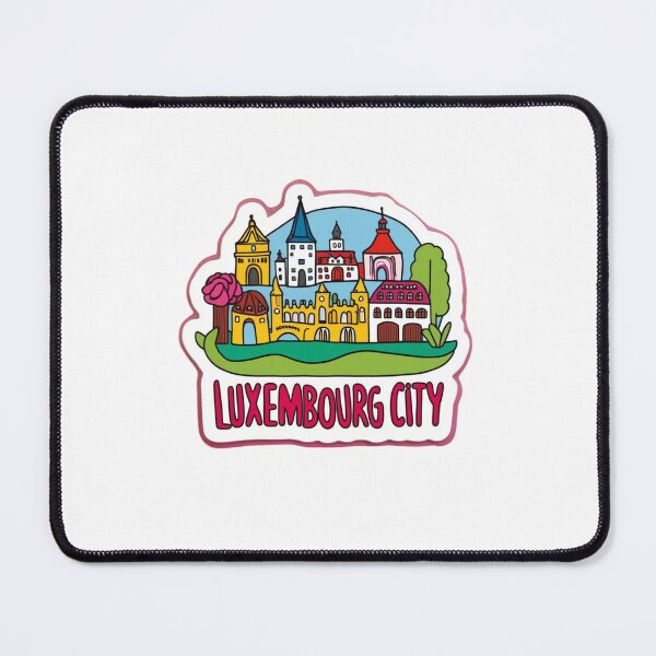 Item preview, Luxembourg City | Old Town Skyline European Travel Sticker designed and sold by KiValuate.