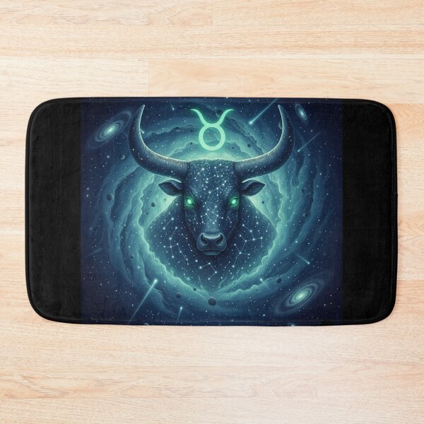 Item preview, Taurus Zodiac Art – Cosmic Bull Illustration designed and sold by Live_With_Suzy.