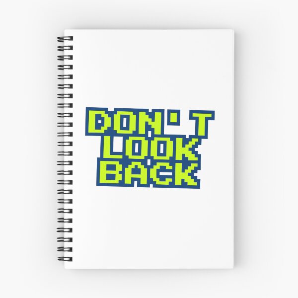 Item preview, Don’t Look Back Pixel Message designed and sold by ReykorShop.