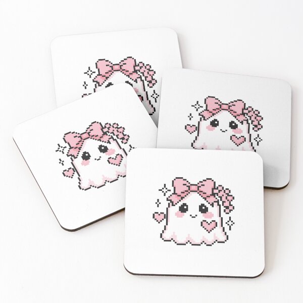 Item preview, Coquette Pixel Ghost Cute Villain Aesthetic designed and sold by Trend Drops Mad.
