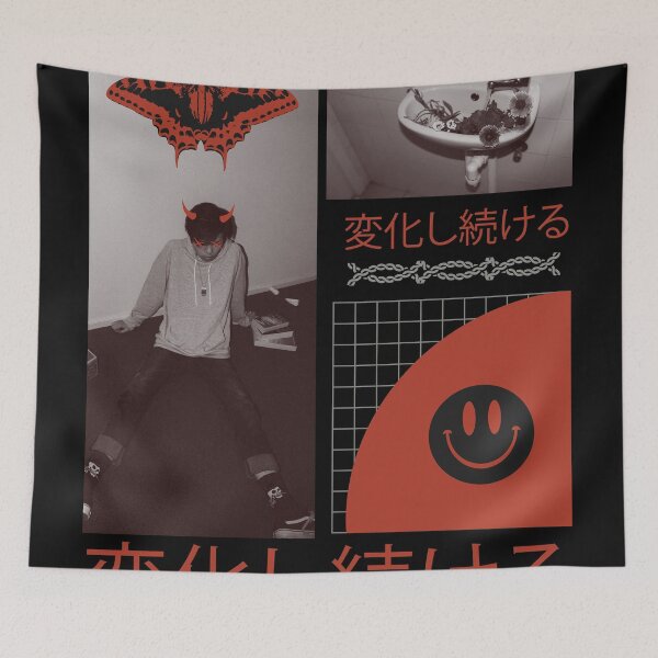 Item preview, Dark Analog Anime Photo Collage designed and sold by Lineer22.