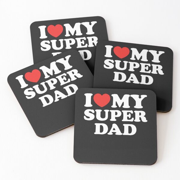 Item preview, I Love My Super Dad designed and sold by shitpostee.