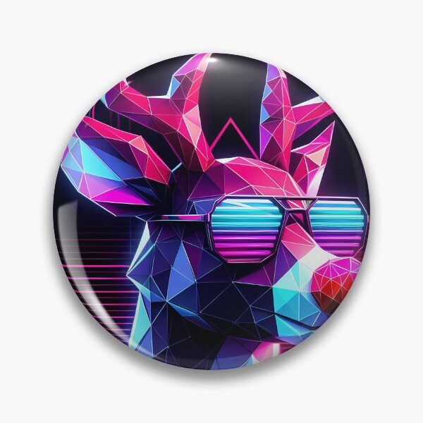 Artikelvorschau, Rudolph (niedrige Polygonanzahl) entworfen und verkauft von NeonChillVibes.
