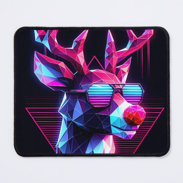 Item preview, Low Poly Rudolph designed and sold by NeonChillVibes.
