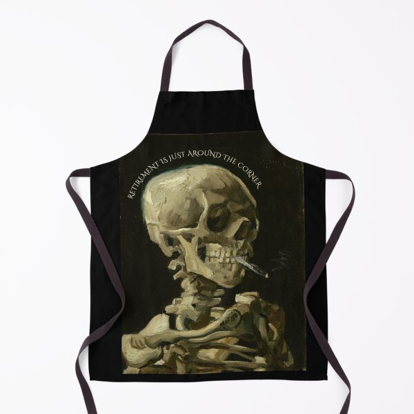 Item preview, Retirement Is Just Around The Corner - Funny Van Gogh Skeleton designed and sold by antimotivational.
