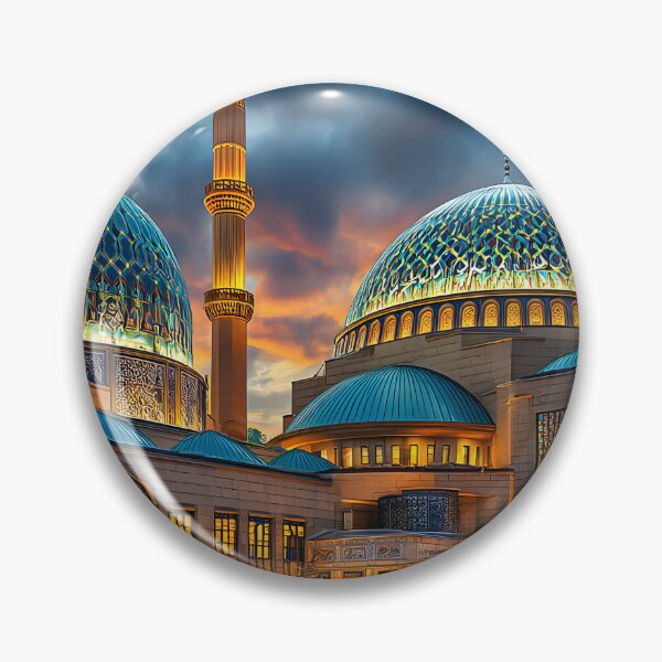 Item preview, Stunning Islamic Architecture at Sunset Illuminated designed and sold by Artessie.